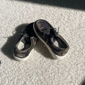 Hey Dude Camo Kids Shoes